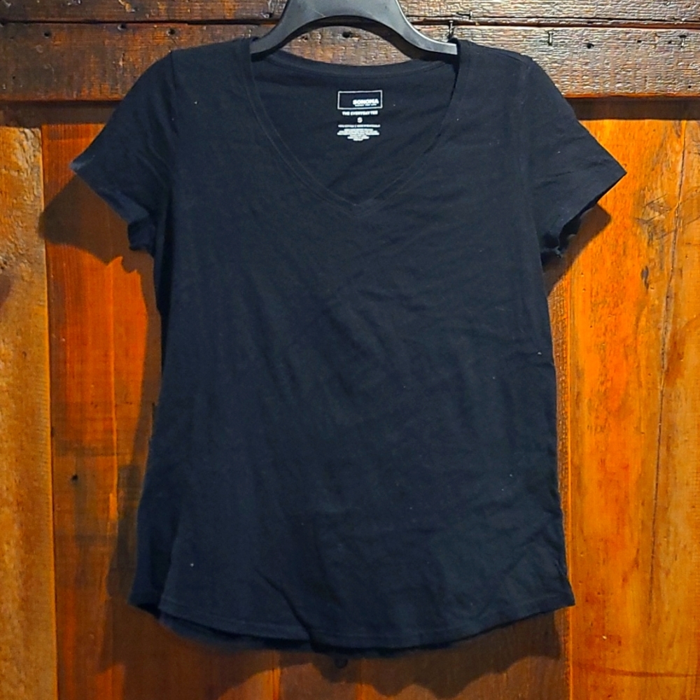 Black v-neck